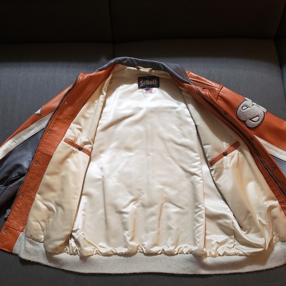 Schott NYC Lower Eastside Bombers Leather Jacket - Picture 10 of 11